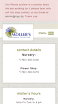 Mobile Screenshot of mollersgardencenter.com